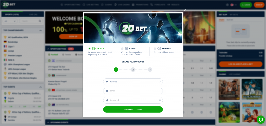 20Bet online